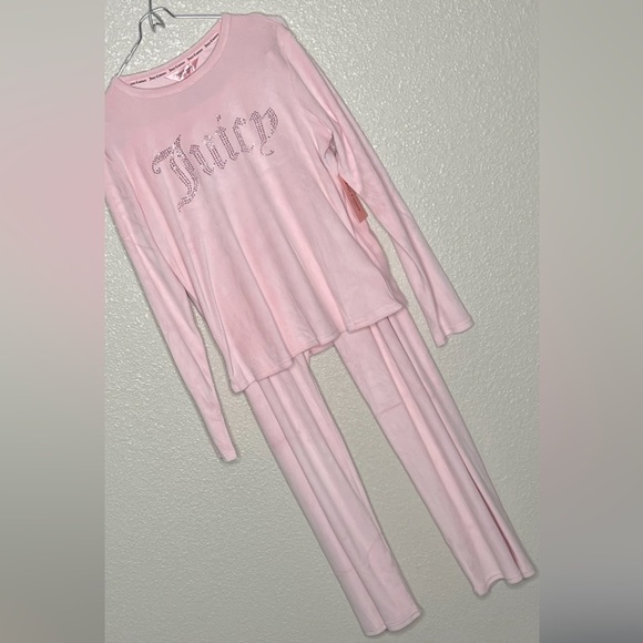 Juicy Couture Y2K Rhinestones Vetvet Fleece Lounge set - Picture 6 of 10